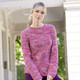RABE - Pullover mit Reiskornstruktur, in Größe 036 bis 050, in Farbe PINK-MULTICOLOR – Farbe PINK-MULTICOLOR – Ansicht 1