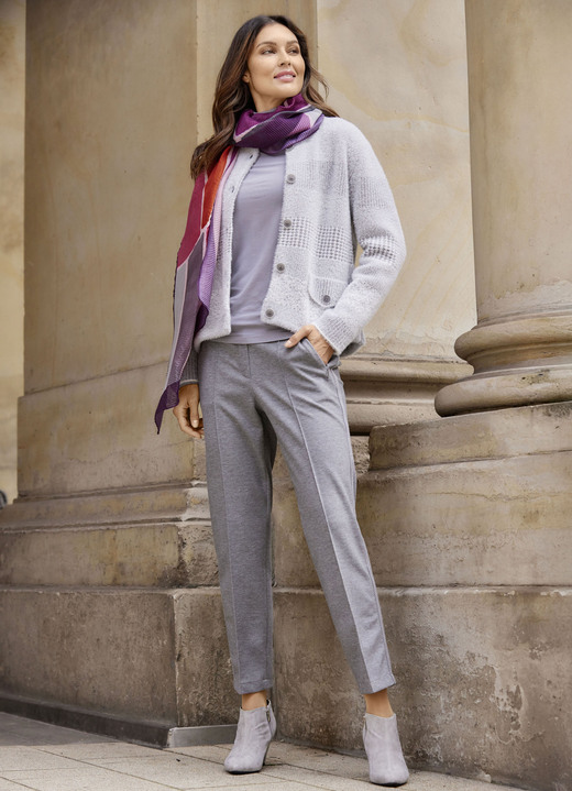 Jacken - Weiche Jacke, in Größe 036 bis 048, in Farbe SILBERGRAU Ansicht 3