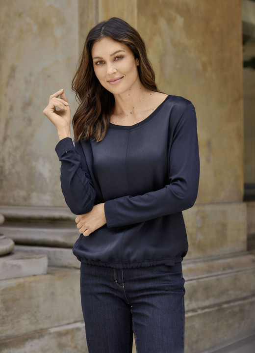 B/ANCA - Shirt in Marine, in Größe 036 bis 048, in Farbe MARINE Ansicht 2