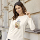 B/ANCA - Shirt mit Kontrastdruck – Farbe CREME – Ansicht 1 B/ANCA - Shirt mit Kontrastdruck, in Größe 036 bis 048, in Farbe CREME – Farbe CREME – Ansicht 1