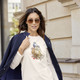 B/ANCA - Shirt mit Kontrastdruck – Farbe CREME – Ansicht 2 B/ANCA - Shirt mit Kontrastdruck, in Größe 036 bis 048, in Farbe CREME – Farbe CREME – Ansicht 2