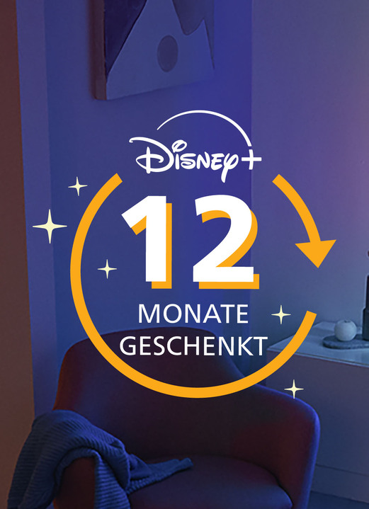 Fernseher - Ultra HD LED Fernseher , in Farbe SCHWARZ Ansicht 1