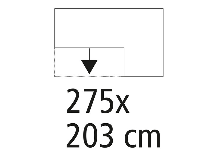 Polsterecken - Polstermöbel mit Funktion und verstellbaren Kopfstützen, in Farbe ANTHRAZIT, in Ausführung Wohnlandschaft Ansicht 12