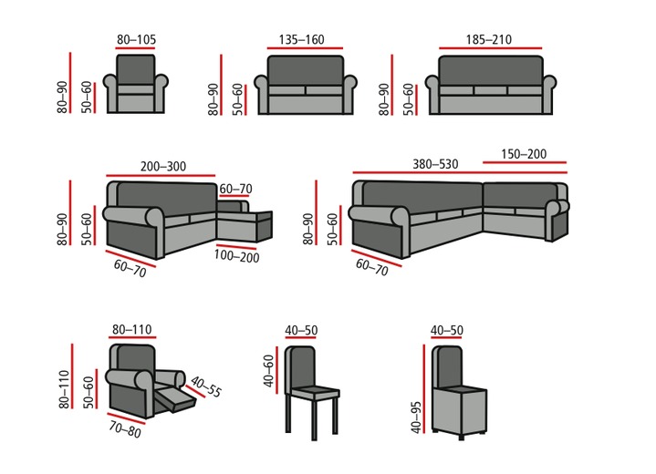 Sessel- & Sofaüberwürfe - Bi-elastische Stretchbezüge aus dem Hause Webana, in Größe 101 (Sesselbezug) bis 112 (Stuhlbezug, 2er-Set), in Farbe BEIGE Ansicht 3