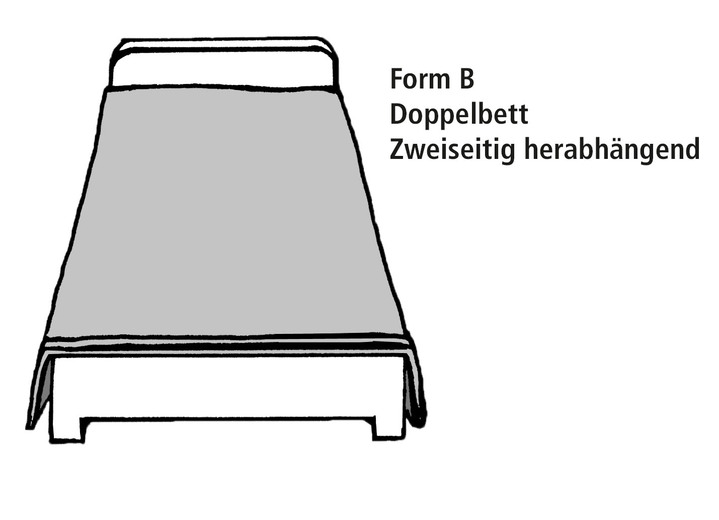 Tagesdecken - Hochwertige Tagesdecke mit Bandeinfassung, in Größe 873 (Einzelbett, 135x210 cm) bis 924 (2 Kissenbezüge, 50x 50 cm), in Farbe NATUR Ansicht 10