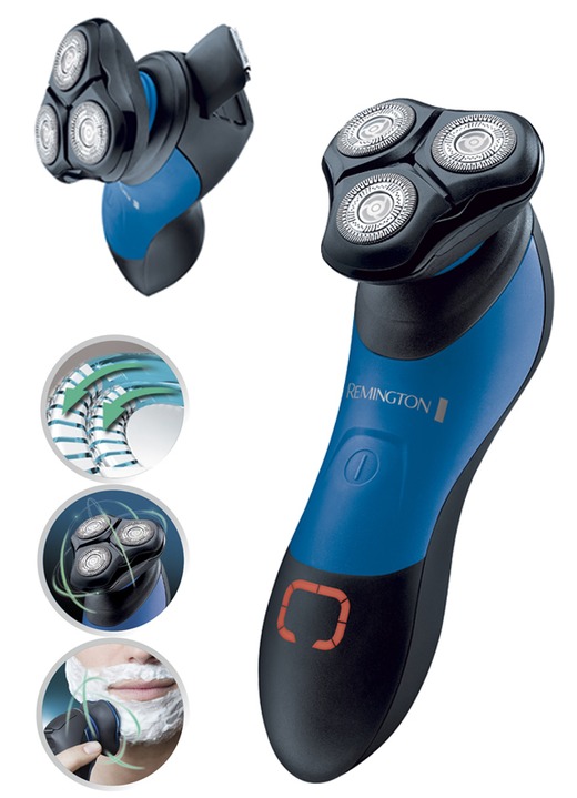 Rasierer & Haarschneider - Remington Hyperflex Aqua Plus XR1450 Akku-Rasierer, in Farbe SCHWARZ/BLAU Ansicht 1