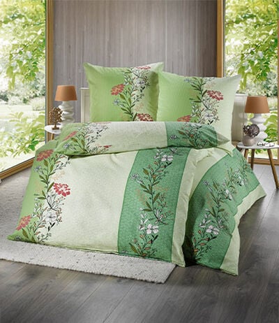 Bewerbung des Bereiches: Bettw&auml;sche