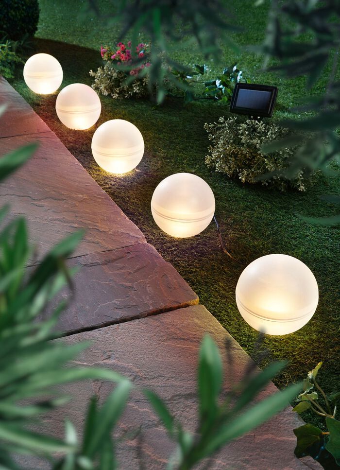 Solarkugeln, 5er-Set 