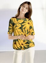 Shirt mit U-Boot Ausschnitt 