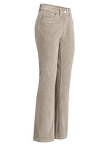 Cordhose in trendiger Bootcut-Form BEIGE