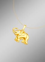 Elefanten Anh&auml;nger mit Diamant 