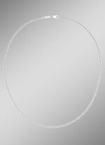 Massive Kordelkette in elegantem Silber 