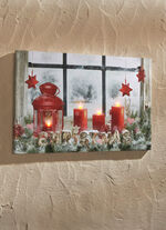 Weihnachtliches LED-Bild 