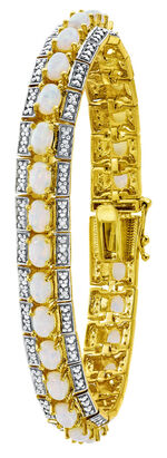 Vergoldetes Armband aus Silber 