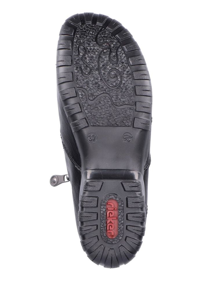 Rieker Bootie mit Ziersteppung SCHWARZ