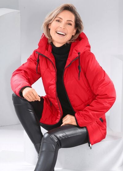 Jacke mit verlängertem Rückteil 