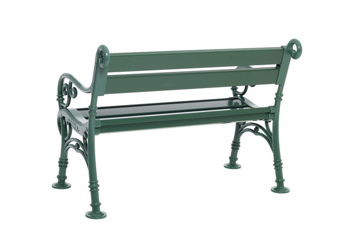 Gartenbank aus Voll-Kunststoff GRÜN