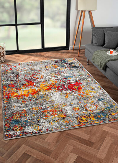 Farbenfrohe Brücken und Teppiche 