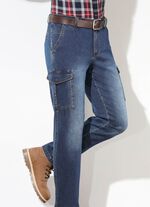 Jeans in 2 Farben JEANSBLAU