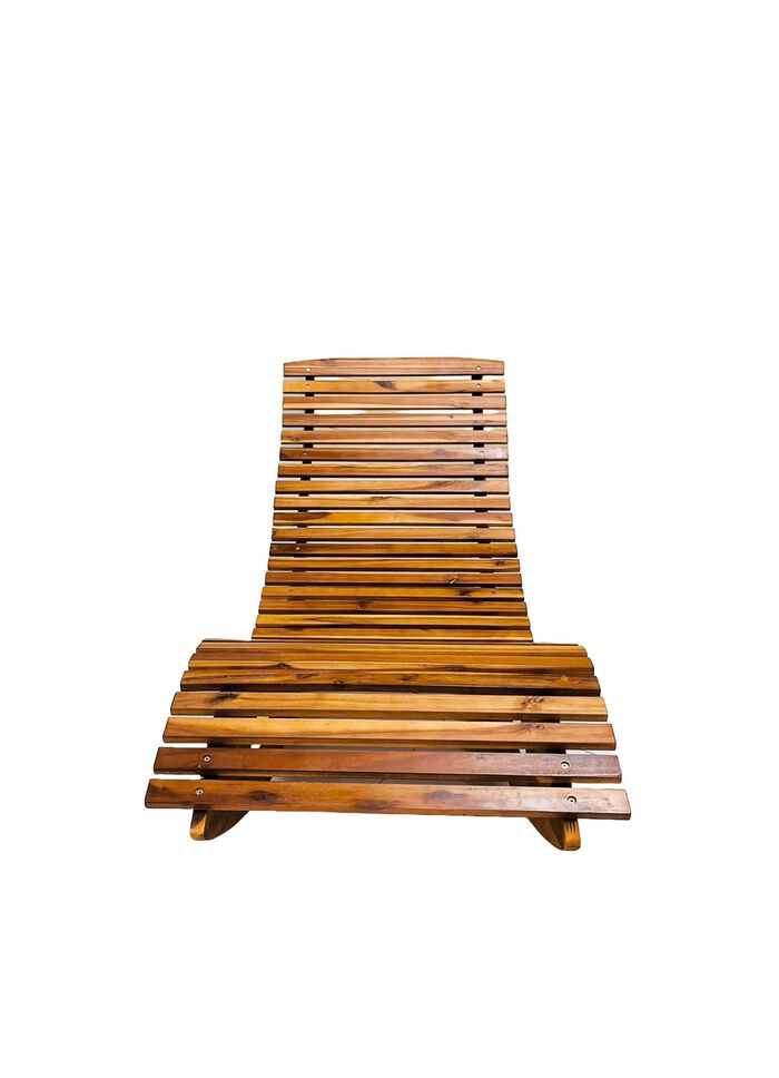 Klappbare Schaukelliege aus Akazienholz 