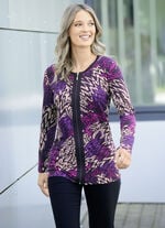 Shirtjacke mit praktischem Reißverschluss 