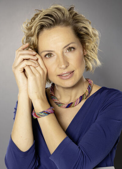 Halskette oder Armband aus Muranoglas 