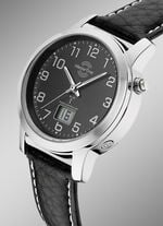 Modische, sportliche Damen-Lederarmbanduhr 