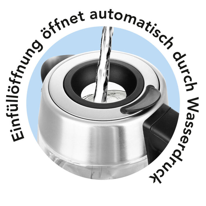 Emerio Wasserkocher mit einstellbarer Temperatur 