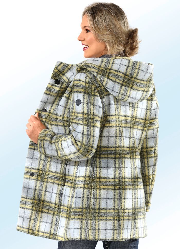 Jacke mit angesagtem Karodessin 