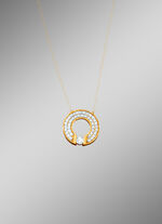 Anh&auml;nger mit synth. Zirkonia 