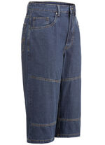 Luftige Long-Bermudas in 2 Farben DUNKELJEANS