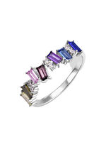 Damenring mit synth. Zirkonia 