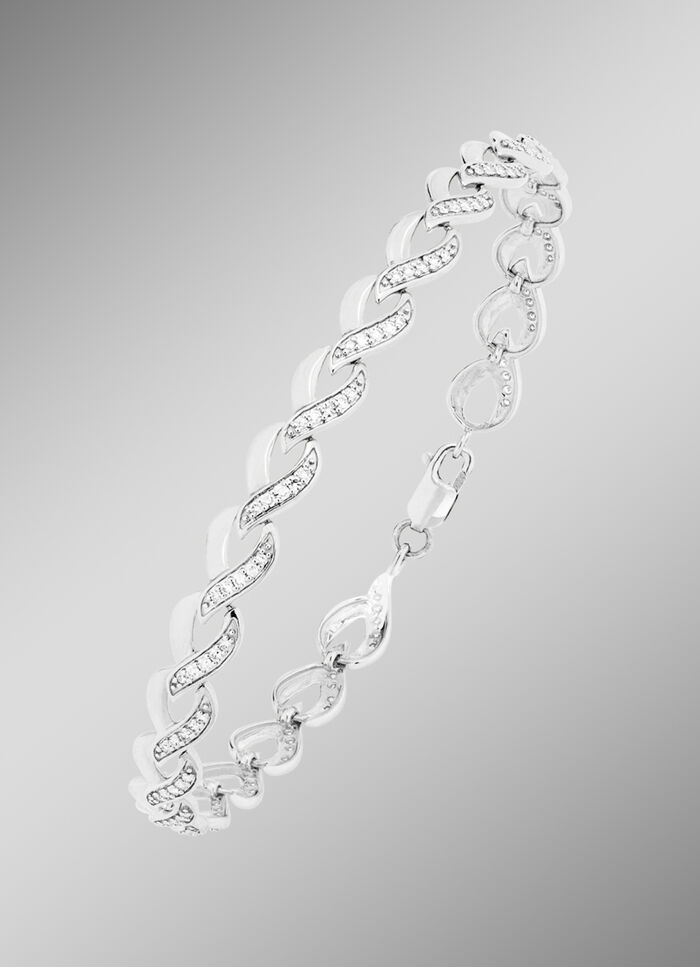 Hochwertiges Armband in Wei&szlig;gold 