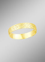 Trauring mit Wiener Gravur im Blütendesign 