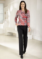 Blusenjacke mit tollem Druck 