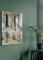 Romantisches Leinwandbild Einladung 