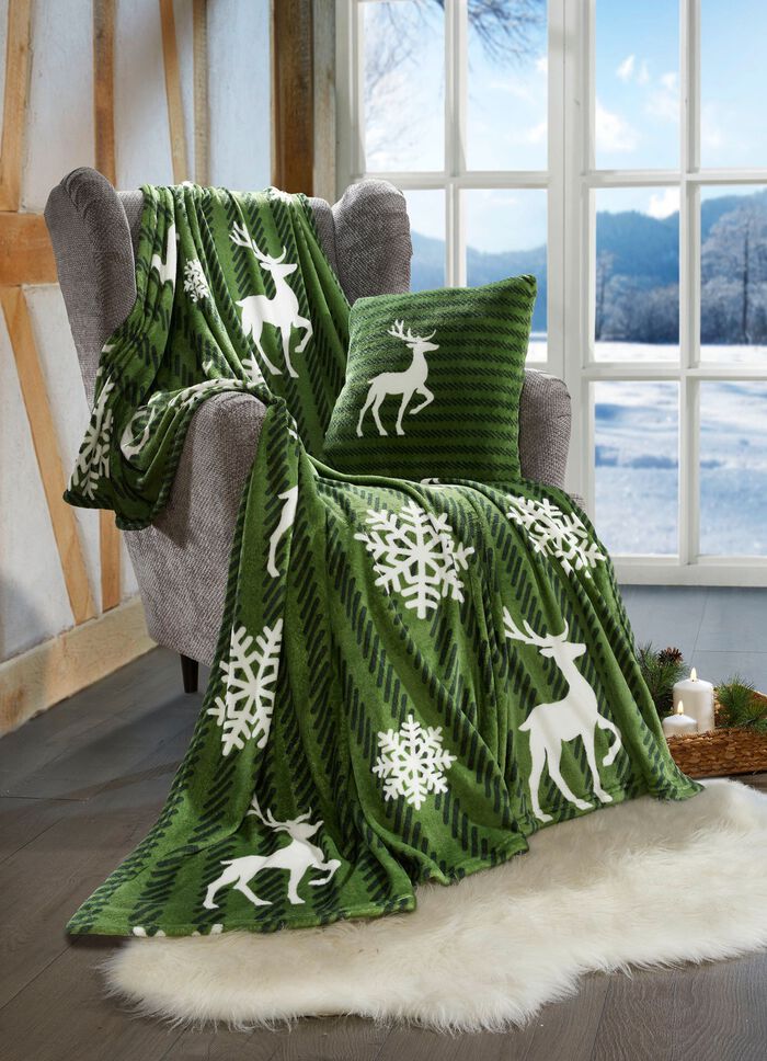 Kuschelige Wohnaccessoires GR&Uuml;N