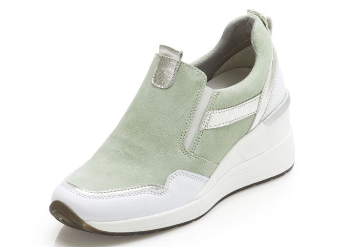 ELENA EDEN Slipper mit herausnehmbarem Fußbett MINT