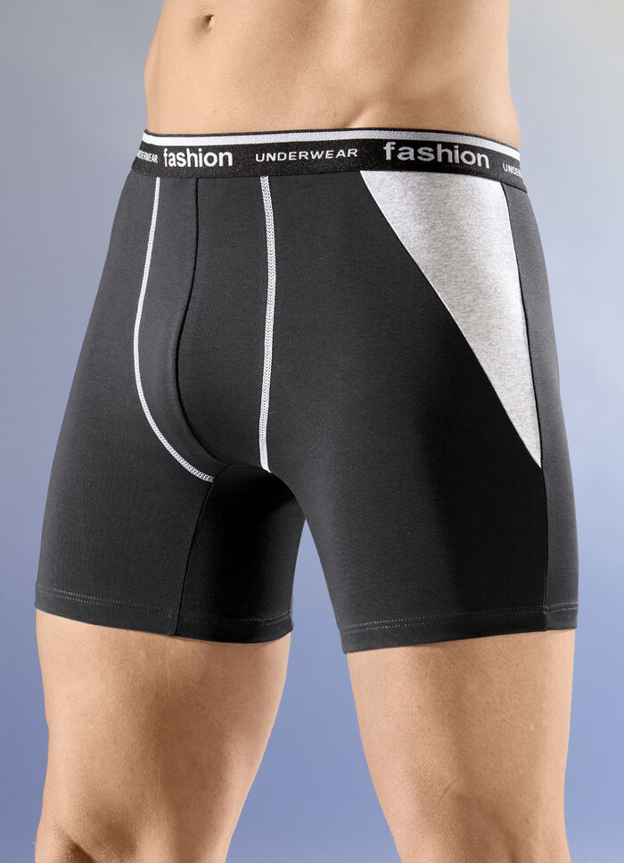 Viererpack Pants mit Elastikbund 