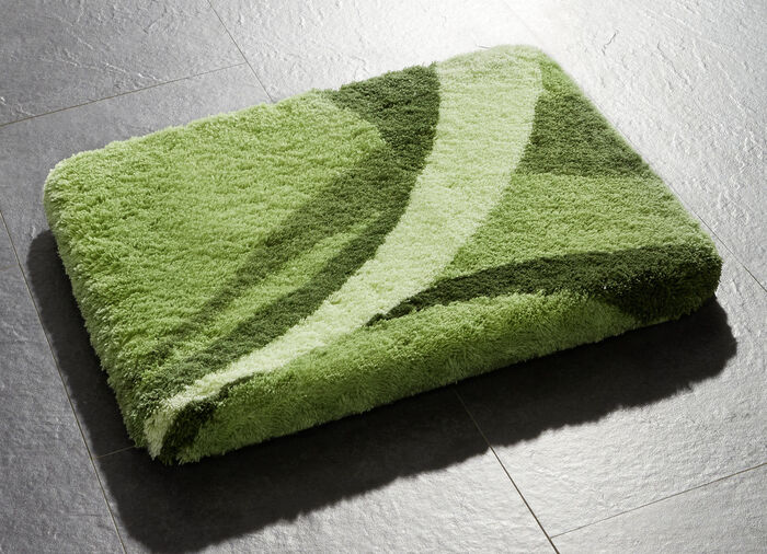 Badgarnitur von Kleine Wolke mit rutschhemmender Rückseite GRÜN