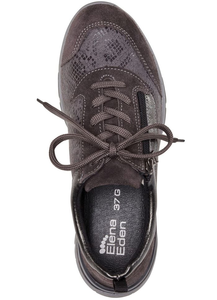 ELENA EDEN Sneaker mit gl&auml;nzend bedrucktem Elastikmaterial 