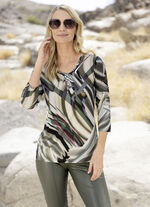 Shirt mit farbbrillantem Allover-Druck 