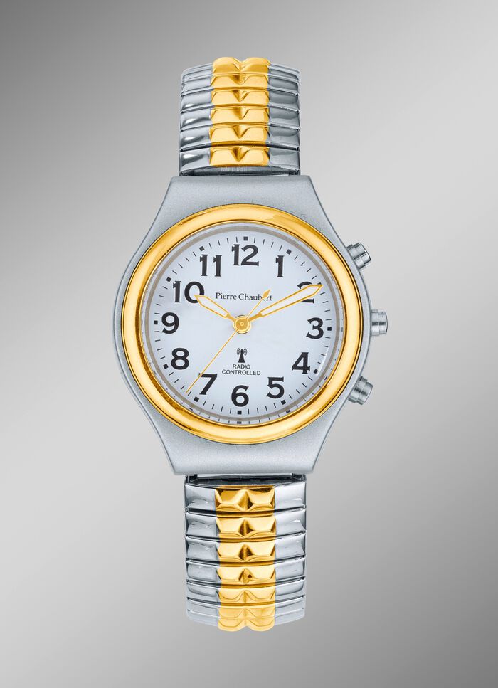 Zeitlose Funk-Damenuhr der Marke Pierre Chaubert 