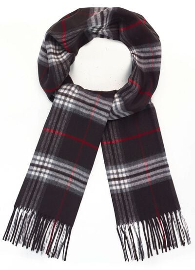 Schal mit Karodessin 