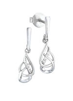 Nostalgische Ohrstecker aus Platin 