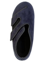 Bequeme Damen-Klettschuhe, Weite H, mit herausnehmbarem Fußbett SCHWARZ