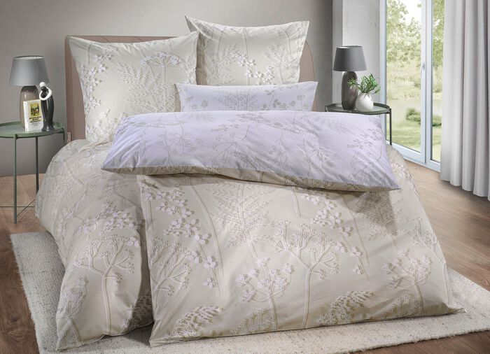 Wendebettw&auml;sche-Garnitur aus 100% Baumwolle 