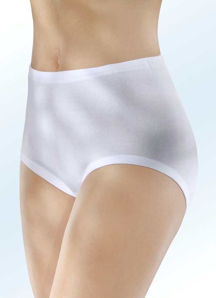 Schiesser Starlet-Fünferpack Slips WEISS