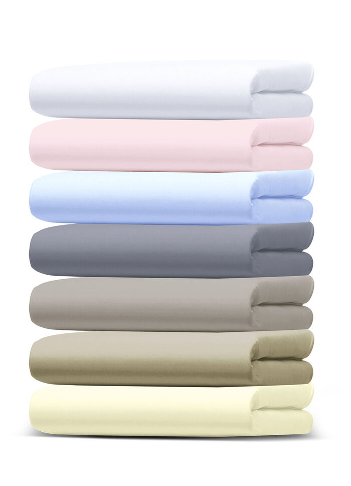 Antibakterielles Inkontinenz-Spannbetttuch aus 100% Baumwolle CREME