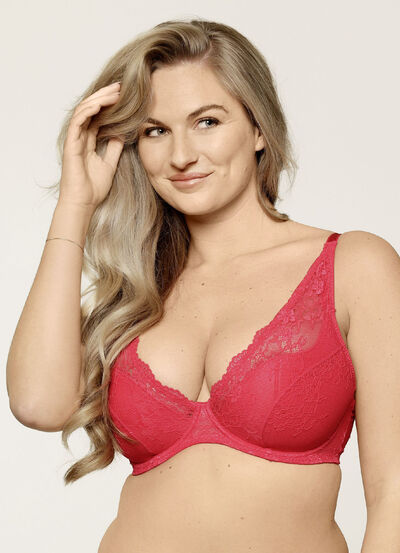 LingaDore Bügel-BH mit zarter Elastikspitze 